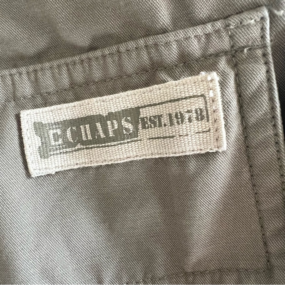 Ralph Lauren CHAPS chore coat in khaki Size Medium - Picture 3 of 7